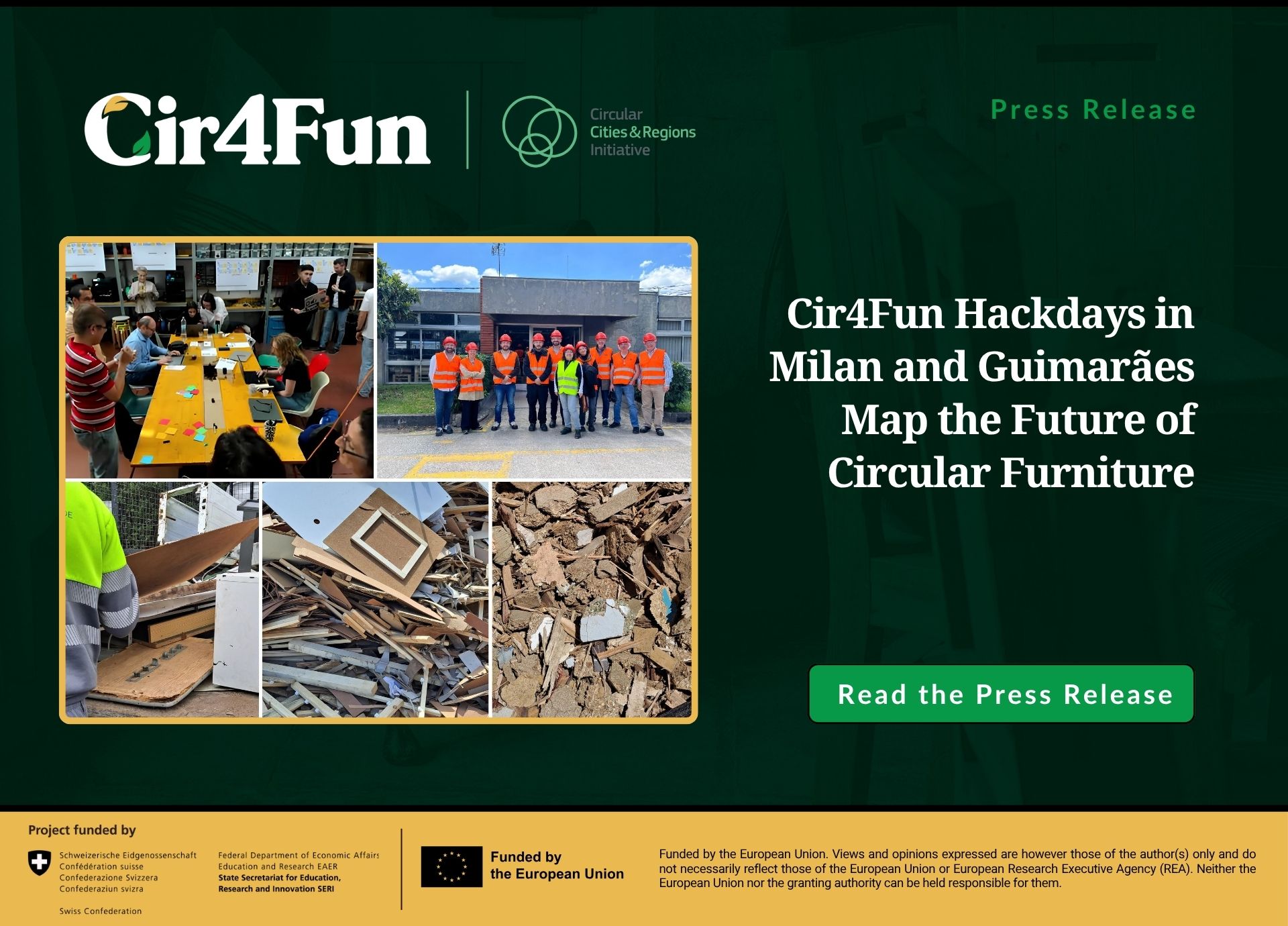 Cir4Fun Hackdays in Milan and Guimarães map the future of Circular ...